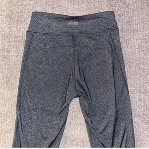 Calvin Klein Womens Gray Capri Leggings